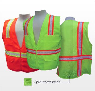 Multi Pocket Surveyor's Vest Lime Small